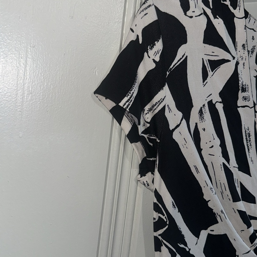 Black & White Midi Dress by Talbots - Size 4 - Picture 5 of 7